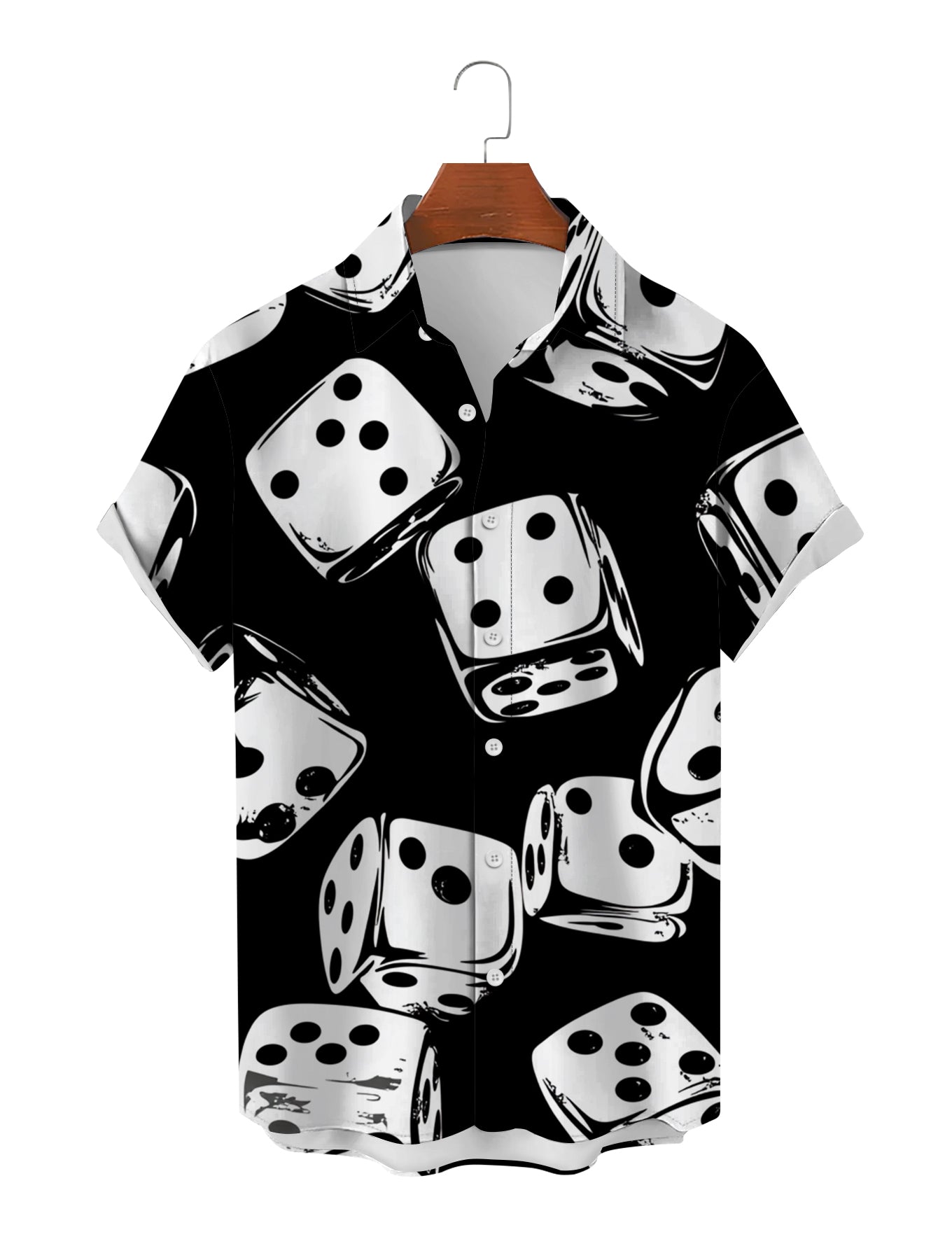 Fashion Men's Shirt Pattern 3D Printing Short Sleeve Button Lapel Clothing Fashion Designe Casual Breathable Shirts