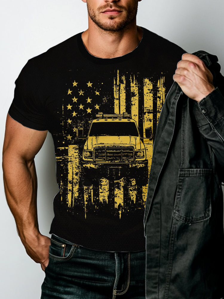 Summe Street Men's T-shirt 3D Print Men's T-shirt Casual Short-sleeved Top Outdoor Sports Fashion Men's T-shirt Clothing