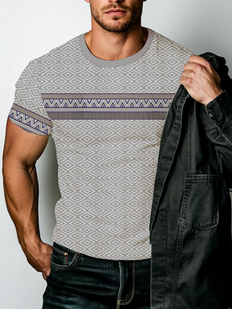 Summe Street Men's T-shirt 3D Print Men's T-shirt Casual Short-sleeved Top Outdoor Sports Fashion Men's T-shirt Clothing