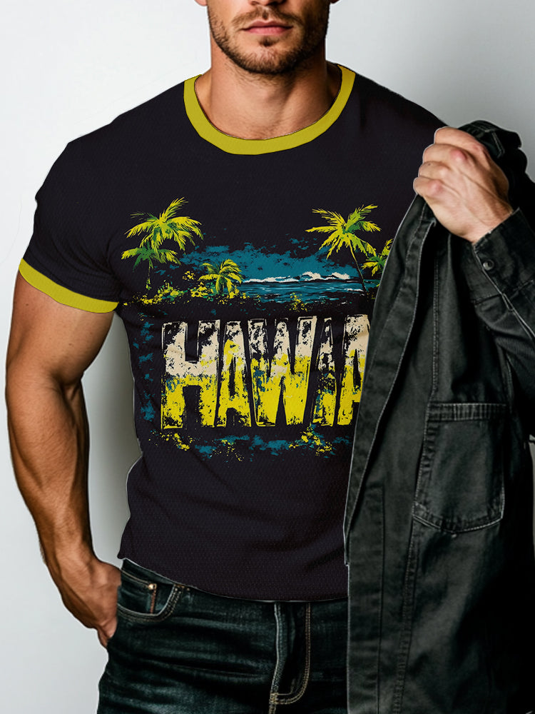 Summe Street Men's T-shirt 3D Print Men's T-shirt Casual Short-sleeved Top Outdoor Sports Fashion Men's T-shirt Clothing