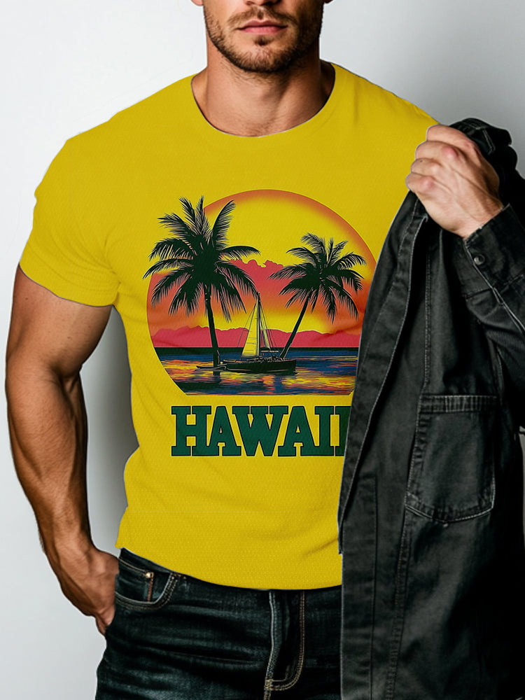 Summe Street Men's T-shirt 3D Print Men's T-shirt Casual Short-sleeved Top Outdoor Sports Fashion Men's T-shirt Clothing