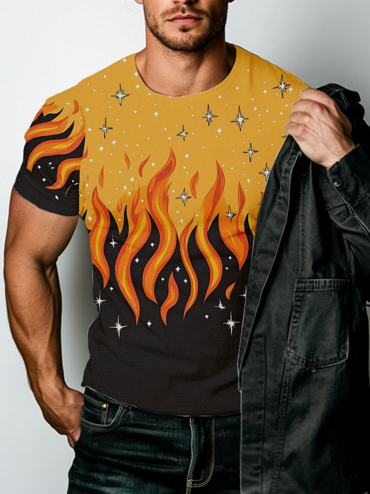 Summe Street Men's T-shirt 3D Print Men's T-shirt Casual Short-sleeved Top Outdoor Sports Fashion Men's T-shirt Clothing