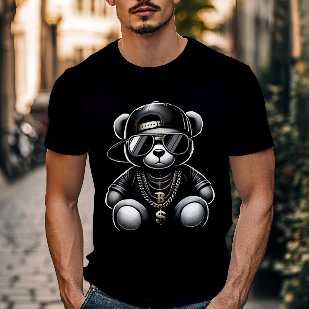 Summe Street Men's T-shirt 3D Print Men's T-shirt Casual Short-sleeved Top Outdoor Sports Fashion Men's T-shirt Clothing