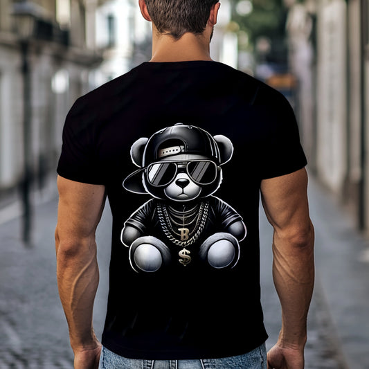 Summe Street Men's T-shirt 3D Print Men's T-shirt Casual Short-sleeved Top Outdoor Sports Fashion Men's T-shirt Clothing