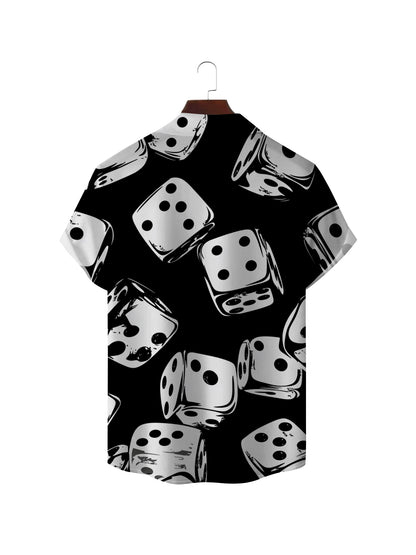 Fashion Men's Shirt Pattern 3D Printing Short Sleeve Button Lapel Clothing Fashion Designe Casual Breathable Shirts