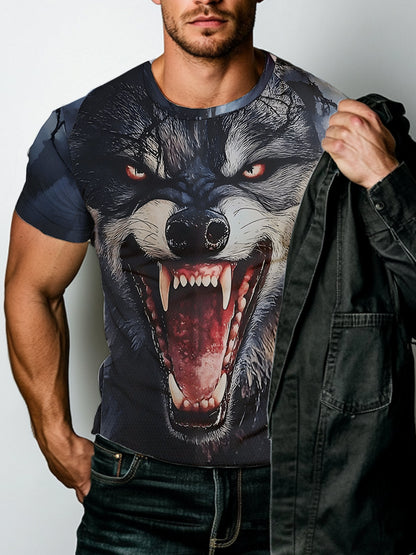 Summe Street Men's T-shirt 3D Print Men's T-shirt Casual Short-sleeved Top Outdoor Sports Fashion Men's T-shirt Clothing