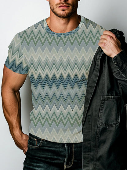 Summe Street Men's T-shirt 3D Print Men's T-shirt Casual Short-sleeved Top Outdoor Sports Fashion Men's T-shirt Clothing