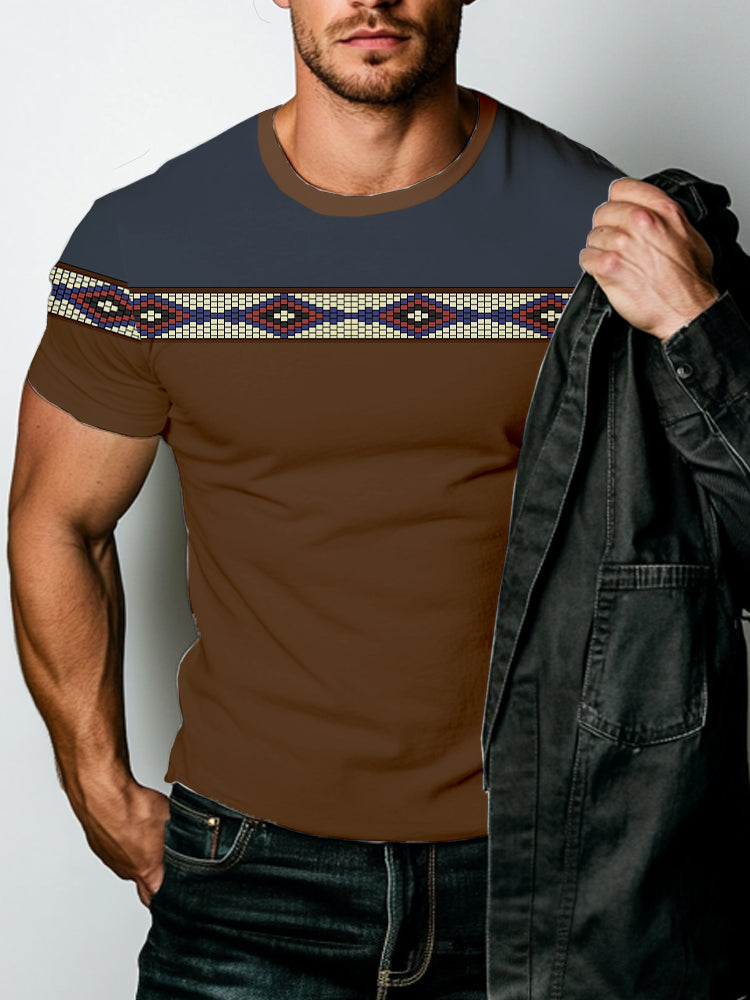 Summe Street Men's T-shirt 3D Print Men's T-shirt Casual Short-sleeved Top Outdoor Sports Fashion Men's T-shirt Clothing