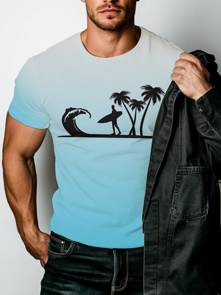 Summe Street Men's T-shirt 3D Print Men's T-shirt Casual Short-sleeved Top Outdoor Sports Fashion Men's T-shirt Clothing