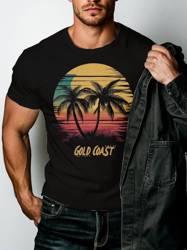 Summe Street Men's T-shirt 3D Print Men's T-shirt Casual Short-sleeved Top Outdoor Sports Fashion Men's T-shirt Clothing