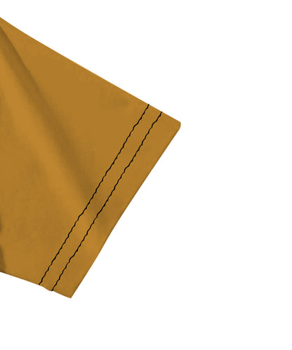 Retro-Inspired Pattern Basic Tee with Advanced Color Retention Formula