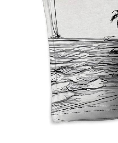 Ultra-Soft Lightweight Printed Shirt with Smooth Color Blending T-shirt