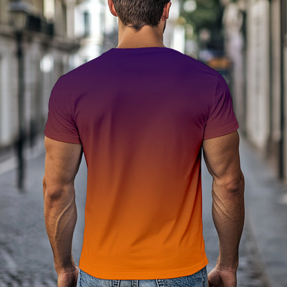 Mens T Shirt Tiger 3D Print T Shirt Harajuku Summer T Shirt O Neck Lightning Leopard Pattern Short Sleeve Top Oversized Clothing